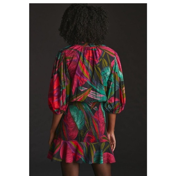 Farm Rio smocked waist mini dress - Picture 2 of 4